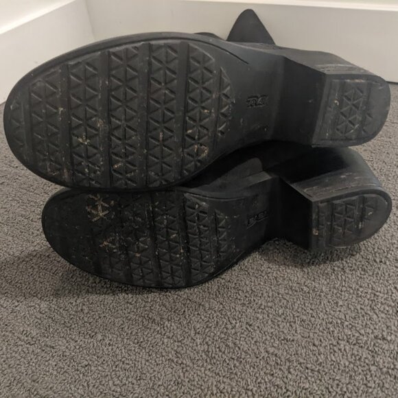 Teva - Foxy Tall Waterproof Boots Leather Equestrian 1019224 | Size 8.5 | Black - Picture 7 of 12